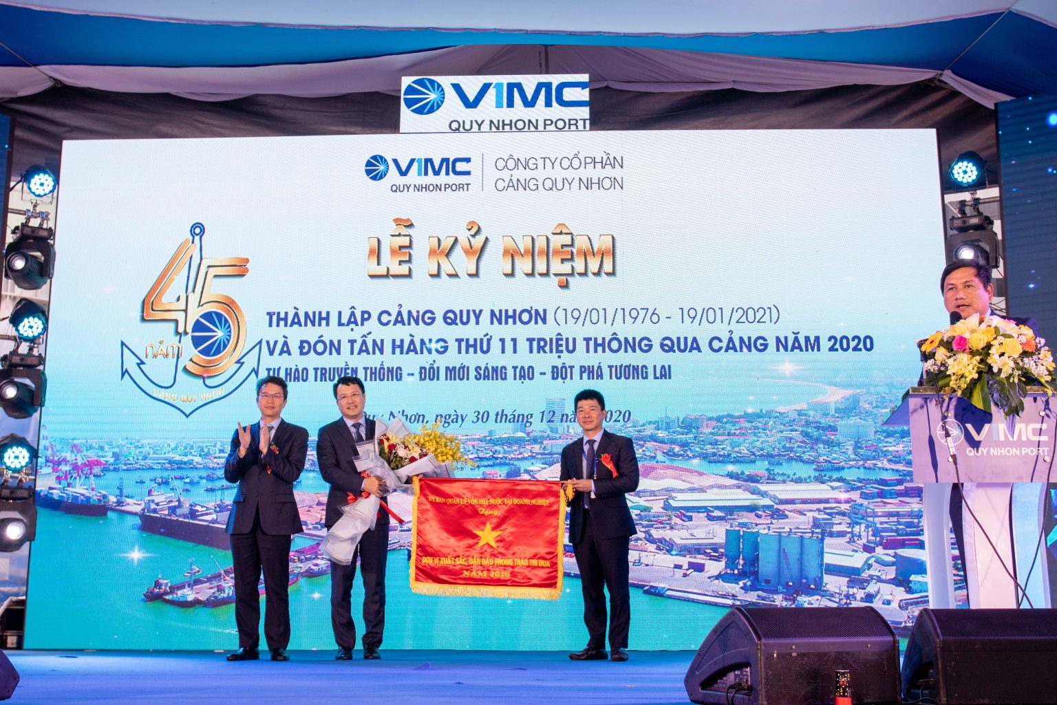 Cảng Quy Nhơn bứt phá ngoạn mục khi trở về Nhà nước