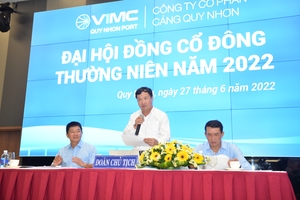CẢNG QUY NHƠN TỔ CHỨC THÀNH CÔNG ĐẠI HỘI CỔ ĐÔNG THƯỜNG NIÊN NĂM 2022