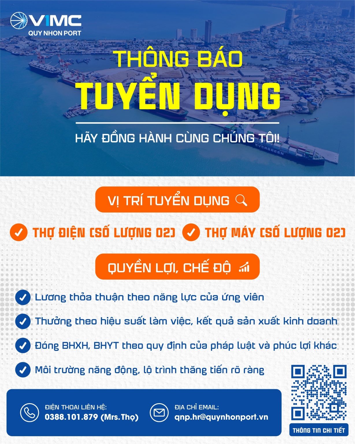 Thông báo tuyển dụng lao động tháng 7/2024