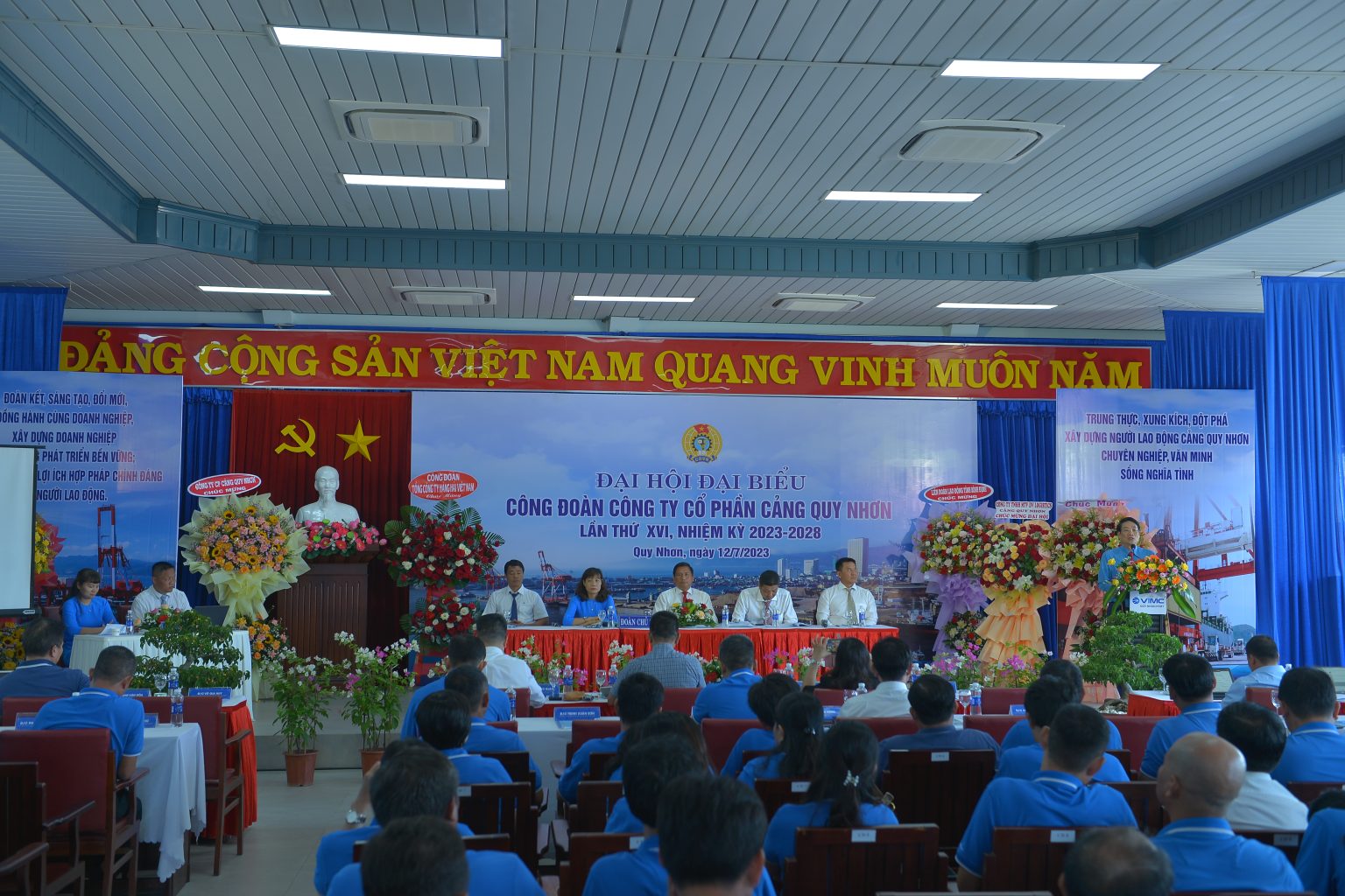 ĐẠI HỘI ĐẠI BIỂU CÔNG ĐOÀN CÔNG TY CỔ PHẦN CẢNG QUY NHƠN LẦN XVI, NHIỆM KỲ 2023-2028
