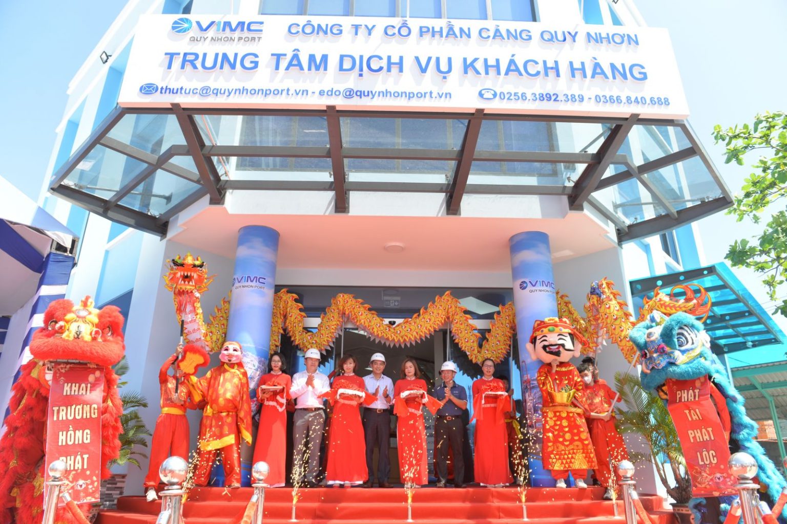 CÔNG TY CỔ PHẦN CẢNG QUY NHƠN KHAI TRƯƠNG TRUNG TÂM DỊCH VỤ KHÁCH HÀNG