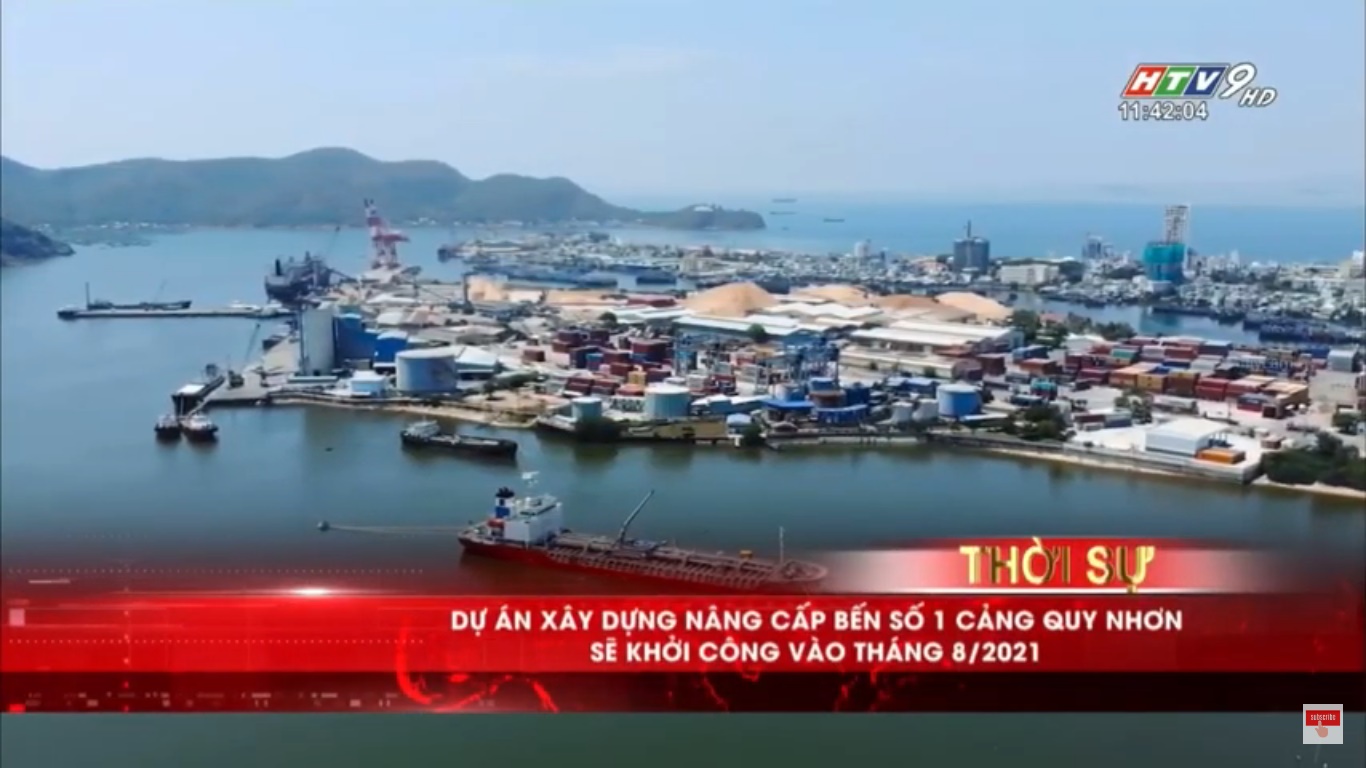 Dự án nâng cấp bến số 1 Cảng Quy Nhơn sẽ khởi công vào tháng 8/2021