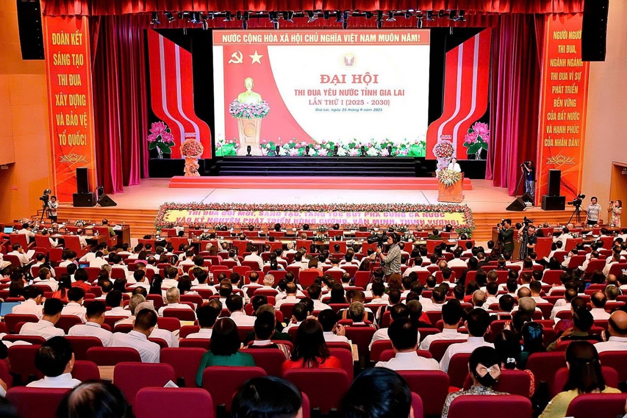 Công ty cổ phần Cảng Quy Nhơn được tôn vinh tại Đại hội Thi đua yêu nước tỉnh Gia Lai lần thứ I (2025 – 2030)