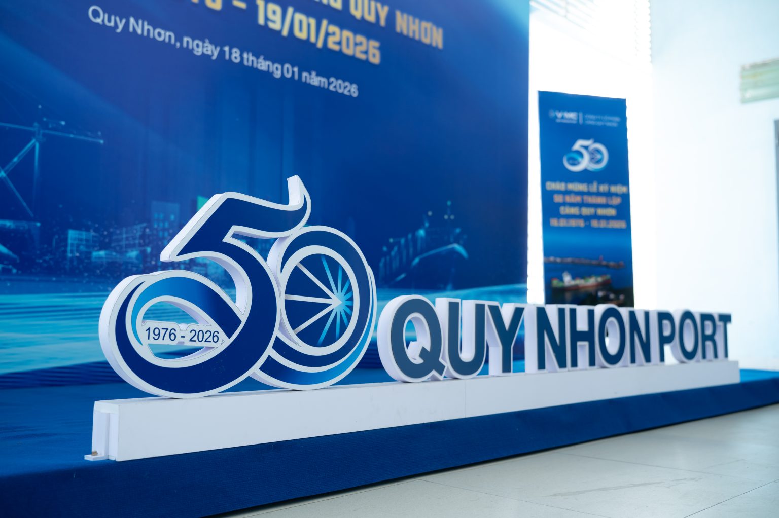 CẢNG QUY NHƠN KỶ NIỆM 50 NĂM THÀNH LẬP: VỮNG VÀNG BẢN LĨNH – VƯƠN TẦM BIỂN LỚN